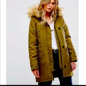 Olive green Vero Moda Parka